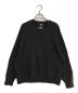 stussy（ステューシー）の古着「BENT CROWN SWEATER/ベントクラウンセーター」｜ブラック