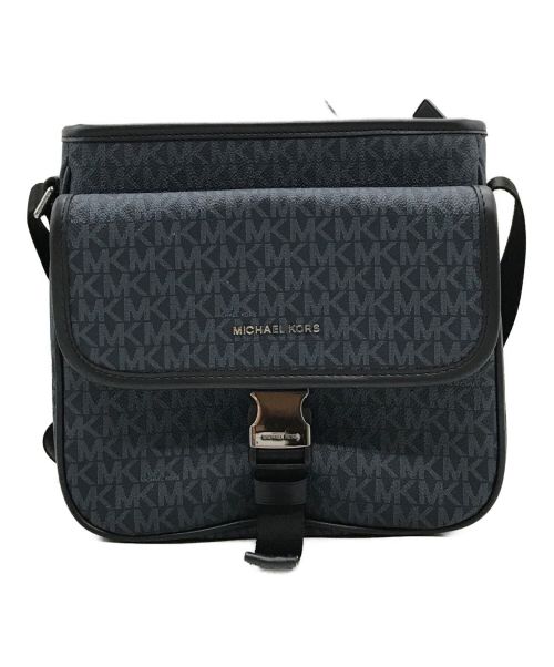 MICHAEL KORS（マイケルコース）MICHAEL KORS (マイケルコース) Cooper Logo Crossbody Bag/クーパーロゴクロスボディバッグ ブルーの古着・服飾アイテム