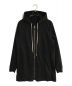 RICK OWENS（リックオウエンス）の古着「DRAWSTRING HOODIE/ドローストリングフーディー」｜ブラック