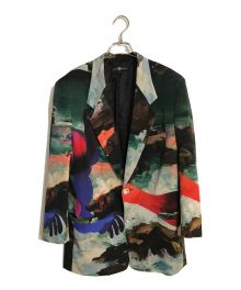 EDWARD CRUTCHLEY×Erik Jones Pauline（エドワード・クラッチリー）の古着「Pauline-print Blazer/ポーリンプリントブレザー」｜マルチカラー