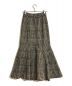 ROSY LUCE (ロージールーチェ) CHECK TWEED MERMAID SKIRT/チェックツイードマーメイドスカート グレー サイズ:S：7000円