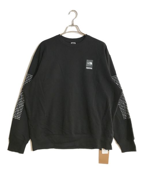 SUPREME（シュプリーム）Supreme THE NORTH FACE 24SS SUPREME GRAPHIC  CREWNECK SWEATSHIRT/24SSシュプリームグラフィッククルーネックスウェットシャツ ブラック サイズ:XL 未使用品の古着・服飾アイテム