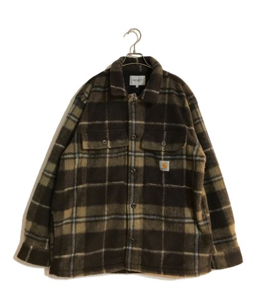 CarHartt（カーハート）CarHartt (カーハート) MANNING SHIRT JAC/マニングシャツジャケット ブラウン サイズ:SIZE XLの古着・服飾アイテム