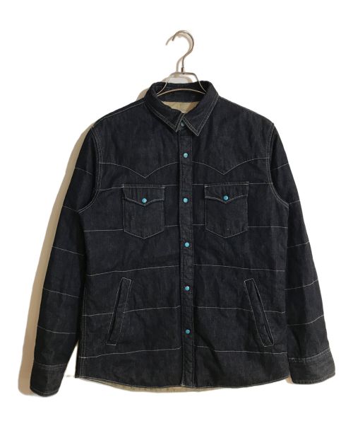 DUFFER（ダファー）DUFFER (ダファー) ダウンデニムジャケット インディゴ サイズ:XLの古着・服飾アイテム