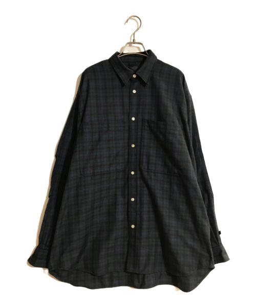 DAIWA PIER39（ダイワ ピア39）DAIWA PIER39 (ダイワ ピア39) TECH FLANNEL WORKER'S SHIRTS/テックフランネルワーカーズシャツ グリーン サイズ:Lの古着・服飾アイテム