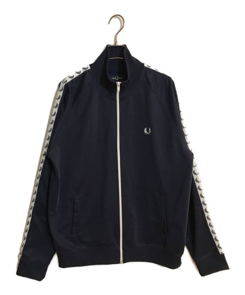 FRED PERRY（フレッドペリー）FRED PERRY (フレッドペリー) LAUREL WREATH TAPE TRACK JACKET ネイビー サイズ:SIZE Lの古着・服飾アイテム