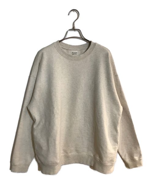 Snow peak（スノーピーク）Snow peak (スノーピーク) Recycled Cotton Sweat Crew-Neck アイボリー サイズ:SIZE Mの古着・服飾アイテム