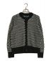 theory（セオリー）の古着「PLAITED CABLE CARDI」｜ブラック×ホワイト