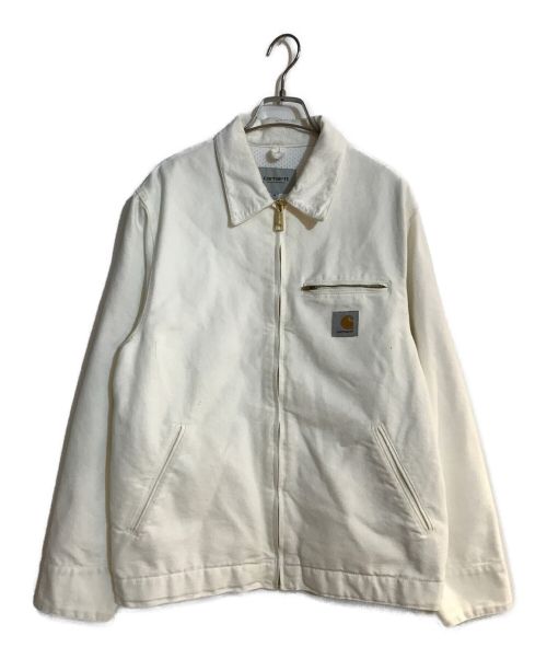 CarHartt（カーハート）CarHartt (カーハート) デトロイトジャケット ホワイト サイズ:Mの古着・服飾アイテム