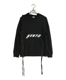 KENZO（ケンゾー）の古着「Printed Logo Hoodie In Nero/プリンテッドロゴフーディーインネロ」｜ブラック