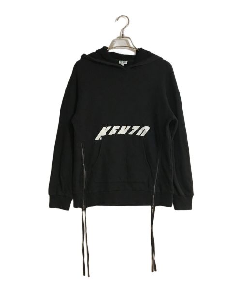 KENZO（ケンゾー）KENZO (ケンゾー) Printed Logo Hoodie In Nero/プリンテッドロゴフーディーインネロ ブラック サイズ:Mの古着・服飾アイテム