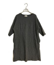 Snow peak（スノーピーク）の古着「W/R Gingham Check Dress」｜グレー