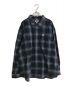 CarHartt（カーハート）の古着「Original Fit Flannel Shirt/オリジナルフィットフランネルシャツ」｜ネイビー