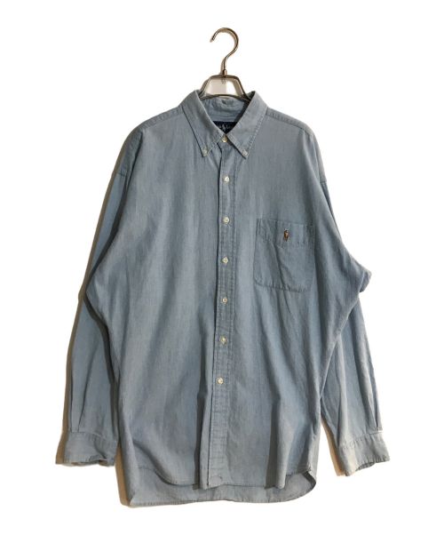 RALPH LAUREN（ラルフローレン）RALPH LAUREN (ラルフローレン) ビッグシャツ ブルー サイズ:Lの古着・服飾アイテム