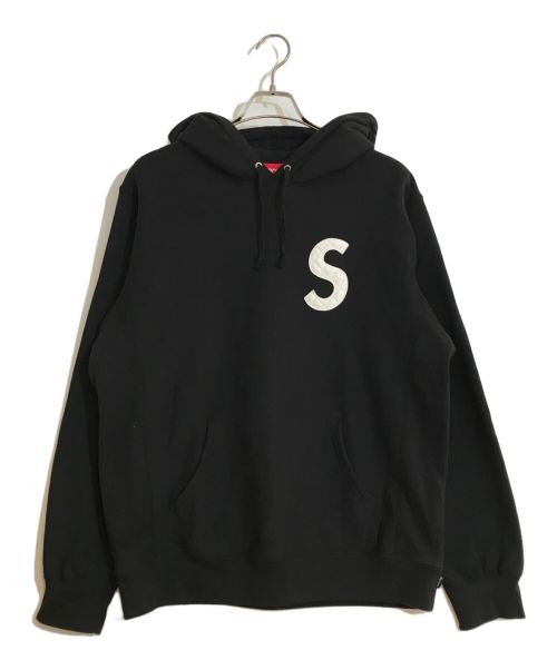 SUPREME（シュプリーム）Supreme (シュプリーム) S Logo Hooded Sweatshirt/S ロゴ フーデッド スウェットシャツ ブラック サイズ:Ｌの古着・服飾アイテム