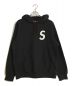 Supreme（シュプリーム）の古着「S Logo Hooded Sweatshirt/S ロゴ フーデッド スウェットシャツ」｜ブラック