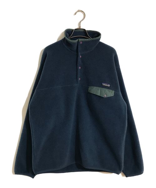 Patagonia（パタゴニア）Patagonia (パタゴニア) 99年製 シンチラスナップT ネイビー サイズ:Mの古着・服飾アイテム