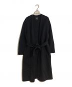 theoryセオリー）の古着「Luxe New Divide Collarless Coat」｜ネイビー