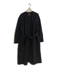 theory（セオリー）の古着「Luxe New Divide Collarless Coat」｜ネイビー