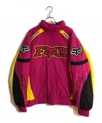 SUPREMEシュプリーム）の古着「FoxR Racing Puffy Jacket/フォックスレーシング ハウエル パフィ ジャケット」｜ピンク