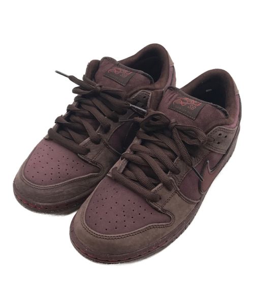 NIKE SB（ナイキエスビー）NIKE SB (ナイキエスビー) DUNK LOW PRM City of Love ブラウン サイズ:SIZE 26.5cmの古着・服飾アイテム