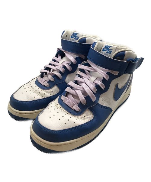 NIKE（ナイキ）NIKE (ナイキ) WMNS AIR FORCE 1 '07 MID ブルー サイズ:28の古着・服飾アイテム