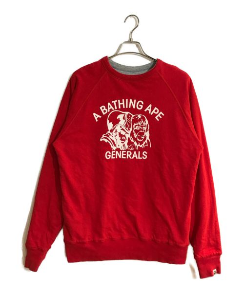 A BATHING APE（アベイシングエイプ）A BATHING APE (アベイシングエイプ) リバーシブルスウェット グレー サイズ:SIZE Mの古着・服飾アイテム