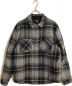 stussy（ステューシー）の古着「Max Plaid Quilted Shirt/マックスチェック柄キルティングシャツ」｜グレー