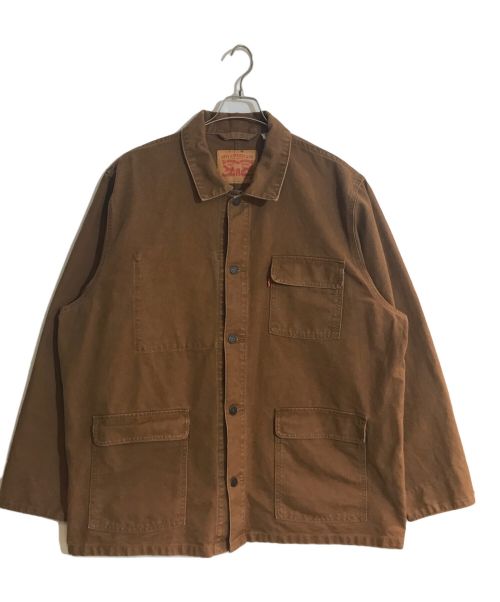 LEVI'S（リーバイス）LEVI'S (リーバイス) ワークジャケット ブラウン サイズ:XLの古着・服飾アイテム