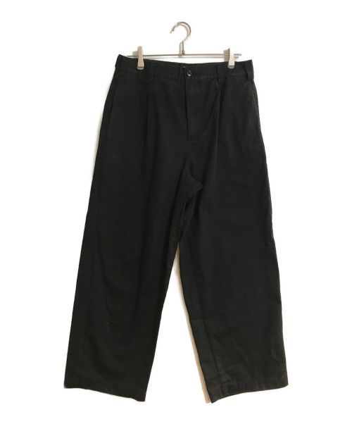 stussy（ステューシー）stussy (ステューシー) Twill Volume Pleated Trouser/ツイル ボリューム プリーツ トラウザー ブラック サイズ:32の古着・服飾アイテム