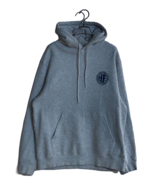 HUF（ハフ）HUF (ハフ) REGIONAL PUFF HOODIE/リージョナルパフフーディ グレー サイズ:Ｌの古着・服飾アイテム