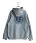 HUF (ハフ) REGIONAL PUFF HOODIE/リージョナルパフフーディ グレー サイズ:Ｌ：8000円