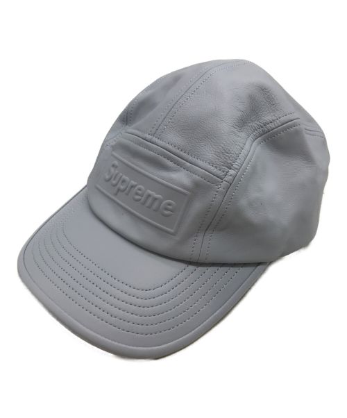 SUPREME（シュプリーム）Supreme (シュプリーム) GORE TEX LEATHER CAMP CAP ブルーの古着・服飾アイテム