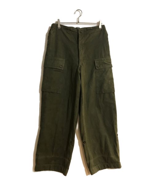 VINTAGE PANTS（ヴィンテージパンツ）VINTAGE PANTS (ヴィンテージパンツ) オランダ軍ダブルフェイスフィールドカーゴパンツ オリーブ サイズ:82×80の古着・服飾アイテム