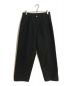 Graphpaper（グラフペーパー）の古着「Double Cloth Peach Two Tuck Pants」｜ブラック