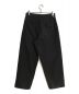 Graphpaper (グラフペーパー) Double Cloth Peach Two Tuck Pants ブラック サイズ:SIZE 1：17000円