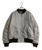 NIKEナイキ）の古着「AS M NSW NIKE AIR BOMBER JKT/ボンバージャケット」｜WOLF GREY