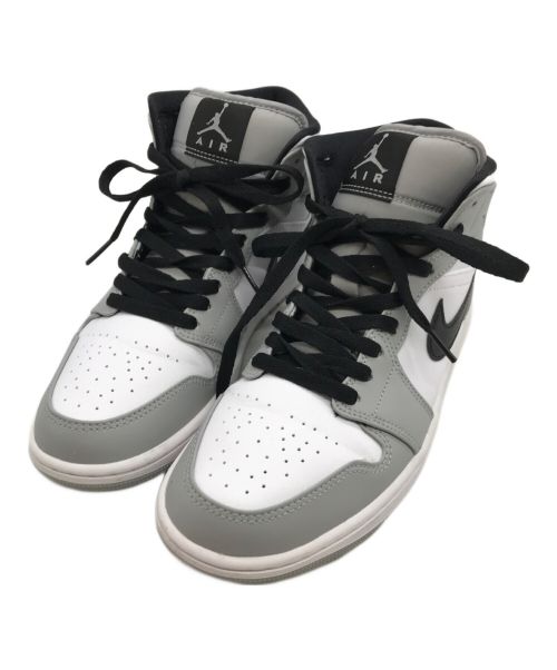 NIKE（ナイキ）NIKE (ナイキ) AIR JORDAN1 MID LT/エアジョーダン1 ミッド グレー サイズ:26cmの古着・服飾アイテム