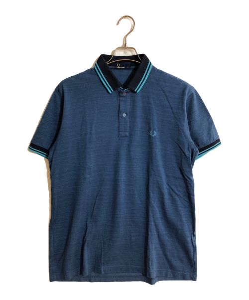 FRED PERRY（フレッドペリー）FRED PERRY (フレッドペリー) BEAMS (ビームス) 別注ポロシャツ ネイビー サイズ:Lの古着・服飾アイテム