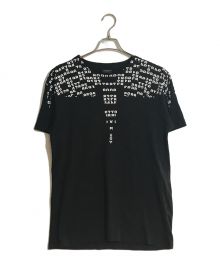 MARCELO BURLON（マルセロバーロン）の古着「ナンバープリントTシャツ」｜ブラック