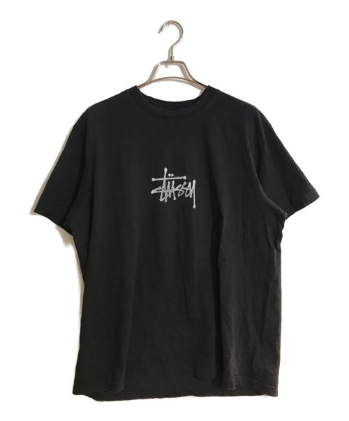 stussy（ステューシー）stussy (ステューシー) ロゴTシャツ ブラック サイズ:SIZE XLの古着・服飾アイテム