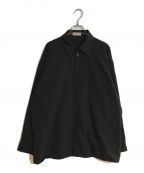 BALENCIAGAバレンシアガ）の古着「21SS ウールオーバーサイズシャツ」｜ブラック