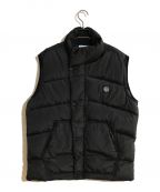 STONE ISLANDストーンアイランド）の古着「RIPSTOP DOWN-TC VEST/リップストップダウンティーシーベスト」｜ブラック