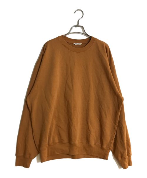 AURALEE（オーラリー）AURALEE (オーラリー) SUPER HIGH GAUZE SWEAT P/O/スーパーハイガーゼスウェット ブラウン サイズ:SIZE 5の古着・服飾アイテム