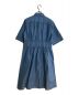 MARGARET HOWELL (マーガレットハウエル) FINE COTTON CHAMBREY ワンピース ブルー サイズ:SIZE Ⅱ：10000円