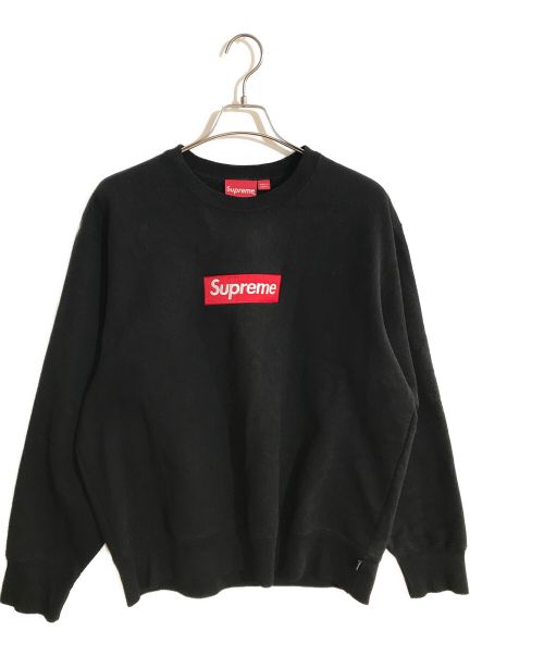 SUPREME（シュプリーム）SUPREME (シュプリーム) Box Logo Crewneck/ボックスロゴクルーネック ブラック サイズ:Mの古着・服飾アイテム