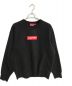 SUPREME（シュプリーム）の古着「Box Logo Crewneck/ボックスロゴクルーネック」｜ブラック