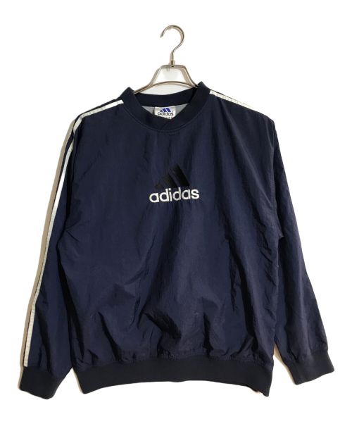 adidas（アディダス）adidas (アディダス) オールドナイロンプルオーバー ネイビー サイズ:SIZE Mの古着・服飾アイテム