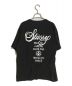 stussy (ステューシー) ワールドツアーTシャツ ブラック サイズ:M：7000円