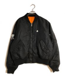 SUPREME×BOUNTY HUNTER（シュプリーム×バウンティハンター）の古着「23FW MA-1 JACKET」｜ブラック×オレンジ